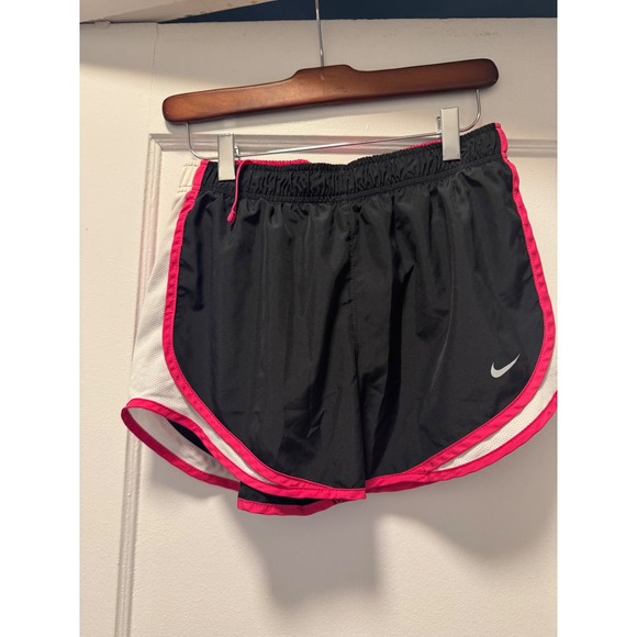 Nike Pants - Nike Dri-FIT Tempo Running Shorts Womens Medium Black Pink White Athletic Gym